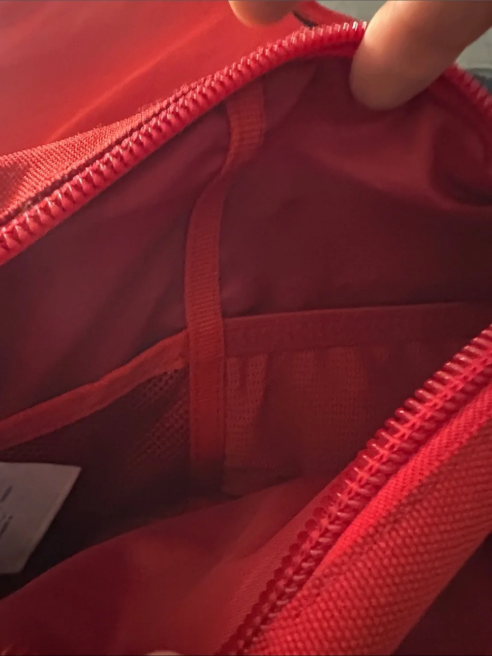 Nike Jordan Red and Black Belt Bag